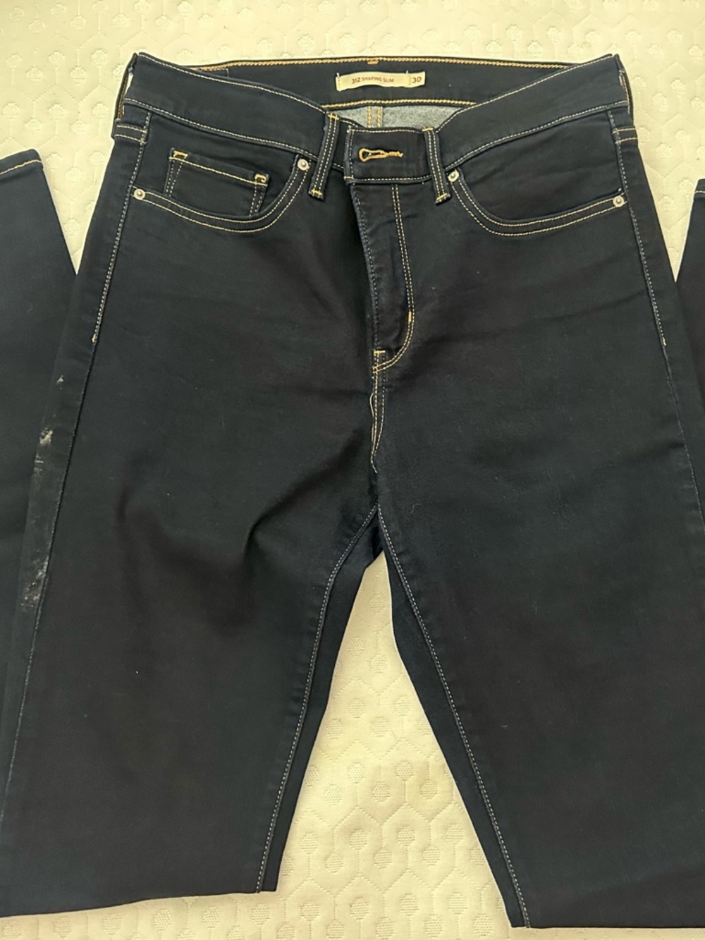 Levi's “312 Shapping Slim” Dark Blue Jeans